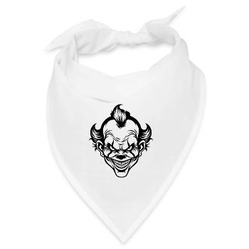 Clown - Bandana - Weiß - Vorne