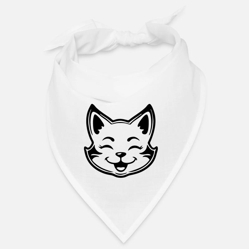 Chat Chats Chat Dame Chat Amoureux Chat Visage Bandana
