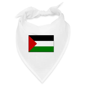 Palestina - Bandana - Weiß - Vorne