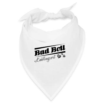 Bad Boll - Lieblingsort mit Stadtnamen - Bandana - Weiß - Vorne