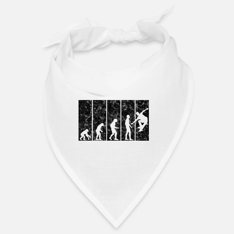 Skateboarder Skateboard Skater Skate Evolution Bandana