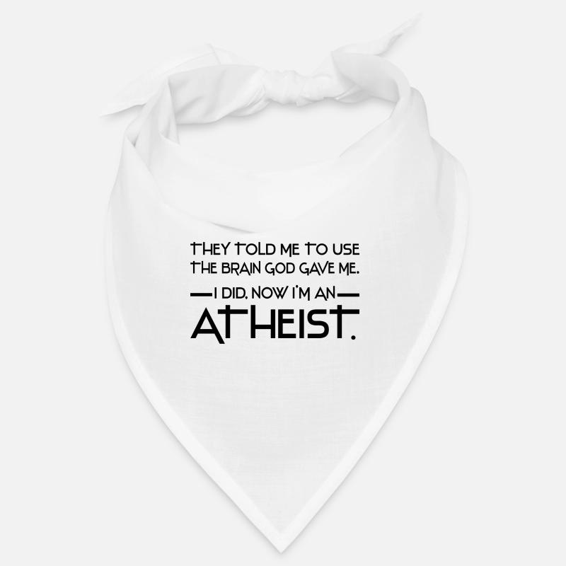 Atheismus - Bandana - Weiß
