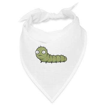 TINY ACTIVISTS | Raupe - Bandana - Weiß - Vorne