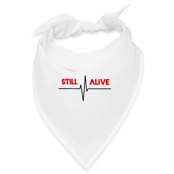 Still Alive - Bandana - Weiß - Vorne