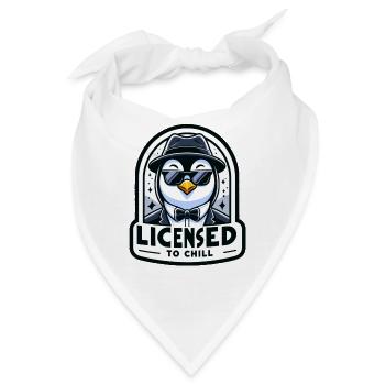 Licensed to Chill - Bandana - Weiß - Vorne
