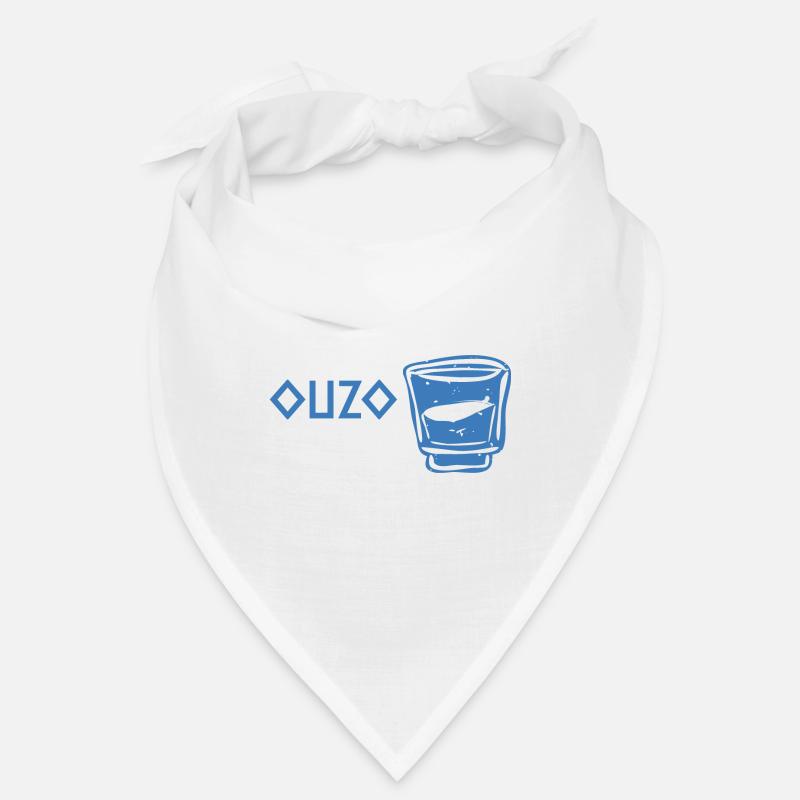 Ouzo Alkohol Schnaps Geschenk Bandana