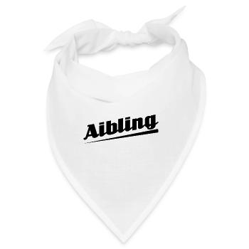 Aibling - Textdesign mit Stadtnamen - Bandana - Weiß - Vorne