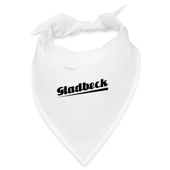 Gladbeck - Textdesign mit Stadtnamen - Bandana - Weiß - Vorne