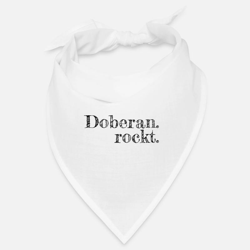 Doberan rockt - Textdesign mit Stadtnamen Bandana