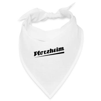 Pforzheim - Textdesign mit Stadtnamen - Bandana - Weiß - Vorne