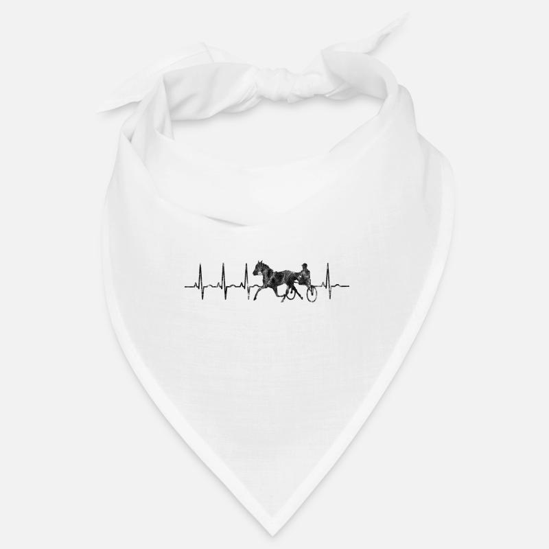 Traber Trabrennen in retro oder vintage Style Bandana