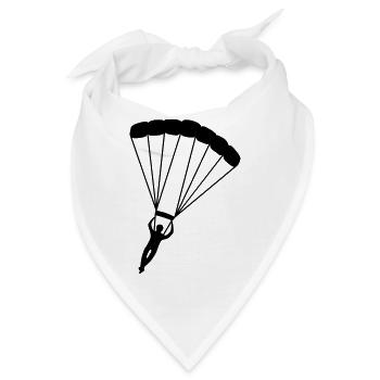 Fallschirm - Bandana - Weiß - Vorne