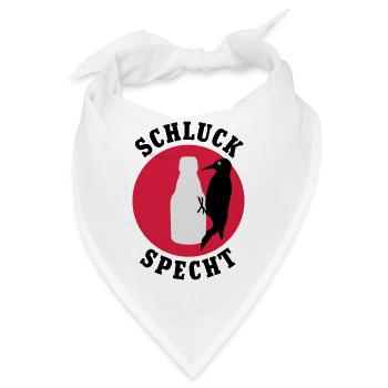 Schluckspecht - Bandana - Weiß - Vorne