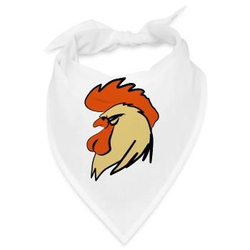 ROOSTER BOOSTER - Bandana - Weiß - Vorne