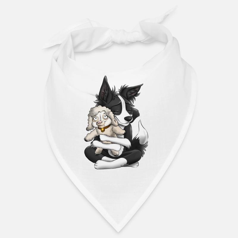 Ich bin ein Schäferhund - schwarz Bandana