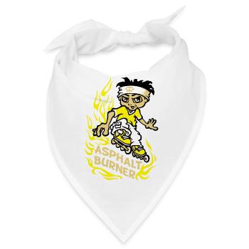 Asphalt burner flex - Bandana - Weiß - Vorne