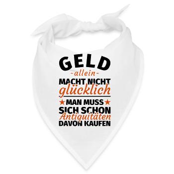 Antiquitäten Sammler - Bandana - Weiß - Vorne