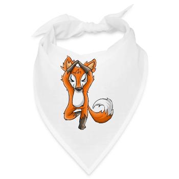 Yoga Fuchs - Bandana - Weiß - Vorne