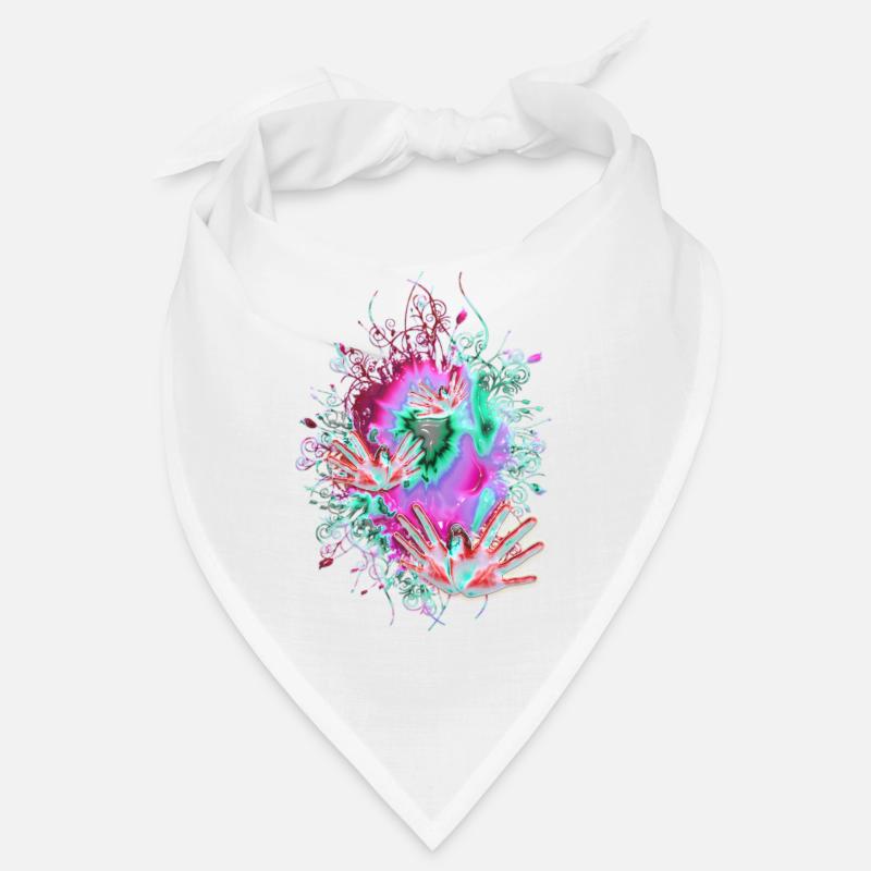 FLYING HANDS - Bandana - Weiß