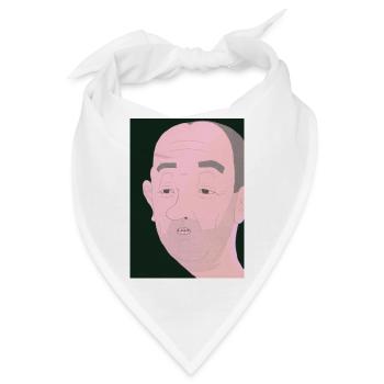 Fld.) Gesicht Traube - Bandana - Weiß - Vorne