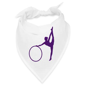 Gymnastik - Bandana - Weiß - Vorne