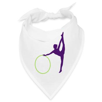 Gymnastik - Bandana - Weiß - Vorne