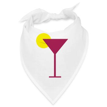 Cocktail glass - Bandana - Weiß - Vorne