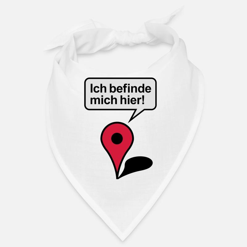 Je suis ici Google Maps Bandana