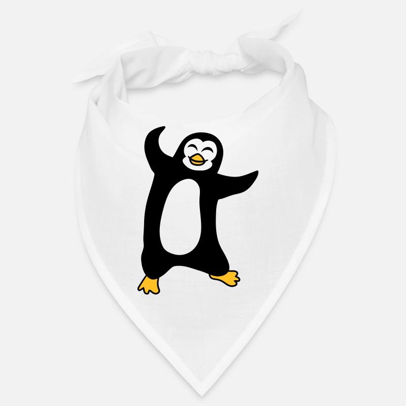penguin dancing happy happy bird jumping Bandana