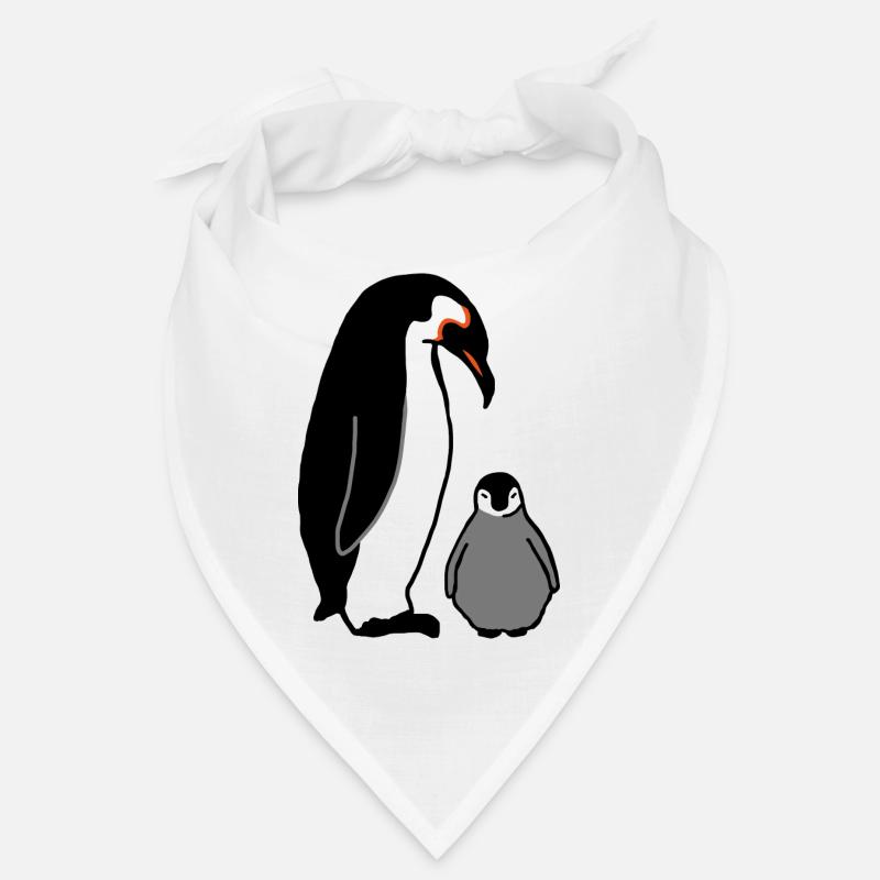 Pingouin avec bébé Bandana