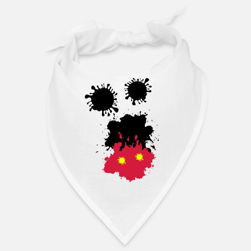 Maus-Spots - Bandana - Weiß