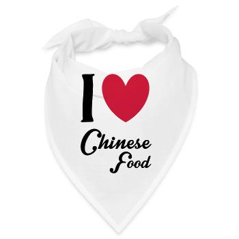 Chinese Food - Bandana - Weiß - Vorne