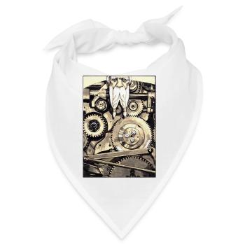 Mechanischer Zwerg - Bandana - Weiß - Vorne