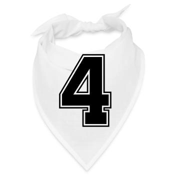 4 - Bandana - Weiß - Vorne