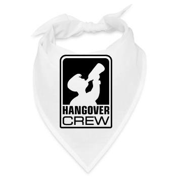 hangover crew logo - Bandana - Weiß - Vorne