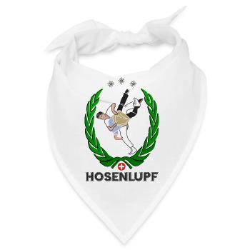 Hosenlupf Schwinger Schwingen - Bandana - Weiß - Vorne