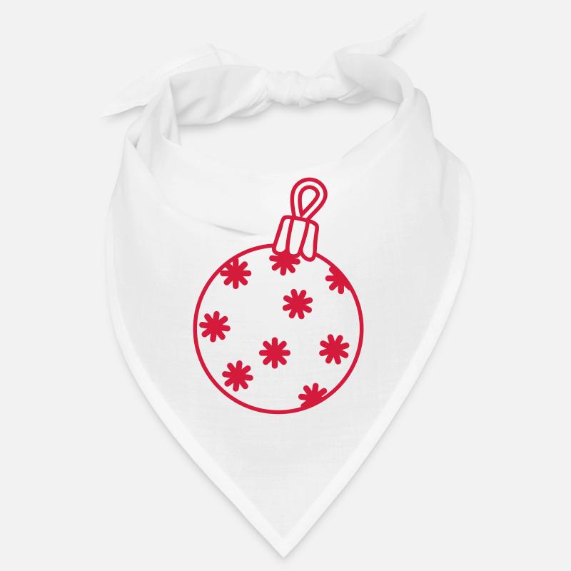 Christmas decorations bauble design Bandana
