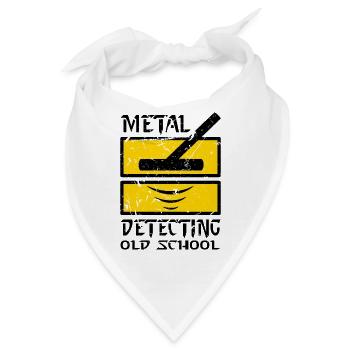 Metalldetektion Old School An'uncios Deep Detector - Bandana - Weiß - Vorne