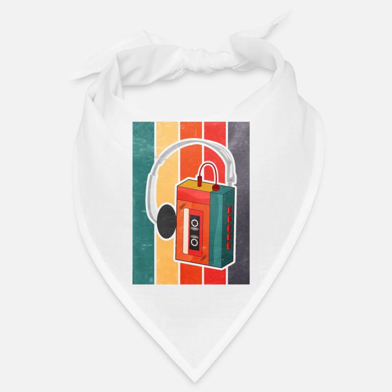 Walkman - geschenkidee - Bandana - Weiß
