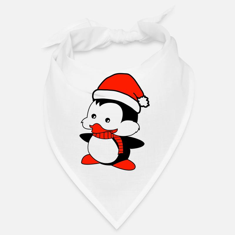 pinguin liebt weihnachten Bandana