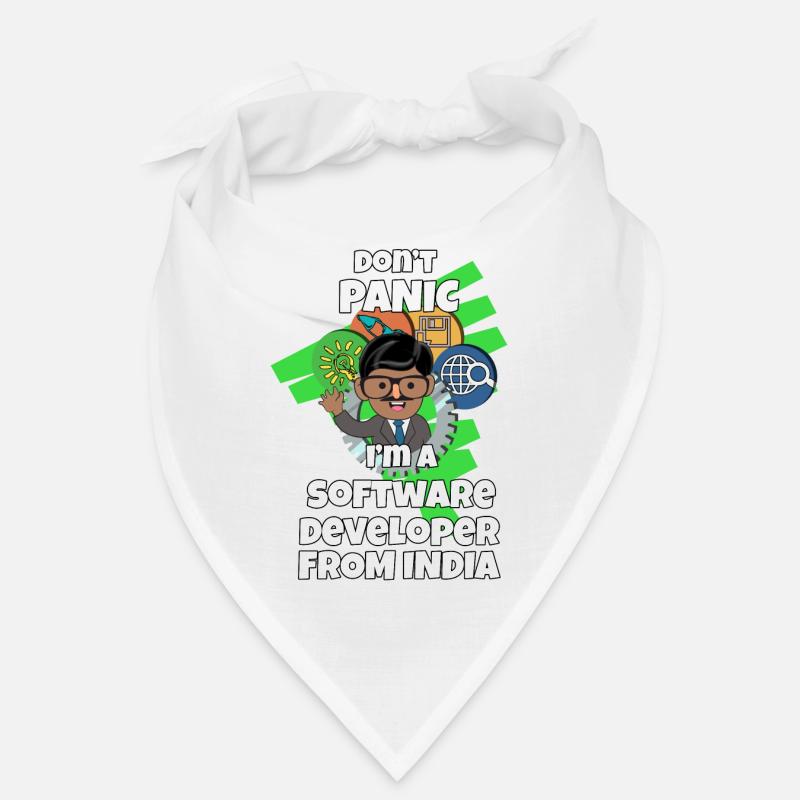 Indien Inder Entwickler Software Code I Geschenk Bandana