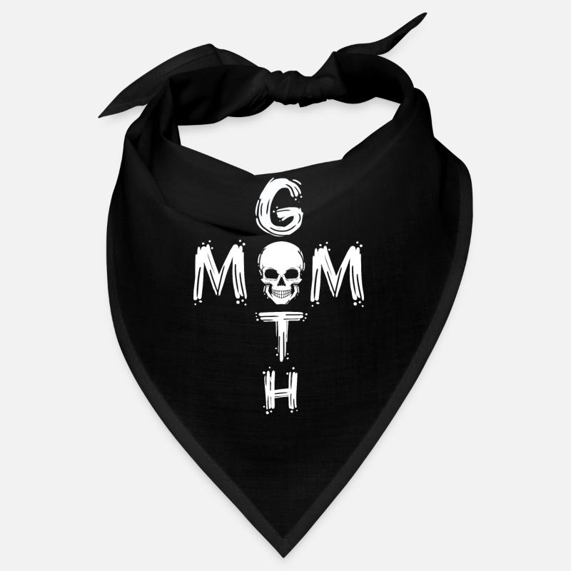Cool Mothers Day Gothic Emo Skull Vintage Goth Mom Bandana