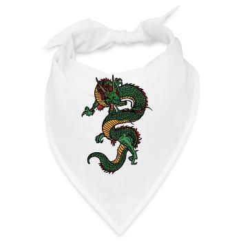 Drache - bestes mythisches Tier - Bandana - Weiß - Vorne