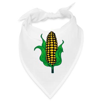 Maiskolben - Bandana - Weiß - Vorne