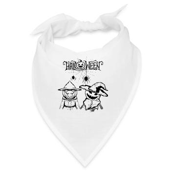 Halloween - Bandana - Weiß - Vorne