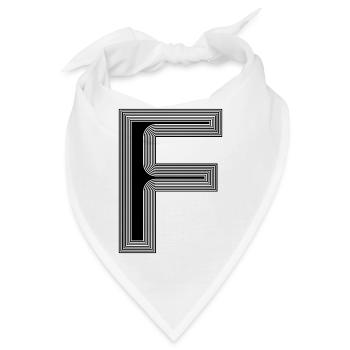 F - Bandana - Weiß - Vorne