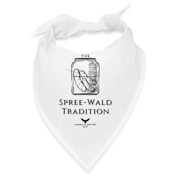 Spreewald Tradition in Brandenburg - Bandana - Weiß - Vorne