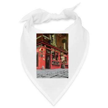 Temple Bar, Dublin - Bandana - Weiß - Vorne