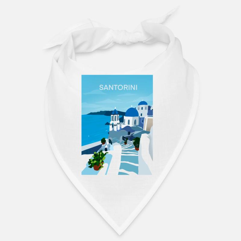 SAntorini, grèce Bandana