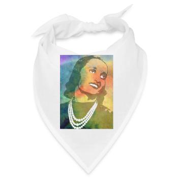 T-Shirt Irma Partisanenflagge Antifaschismus - Bandana - Weiß - Vorne